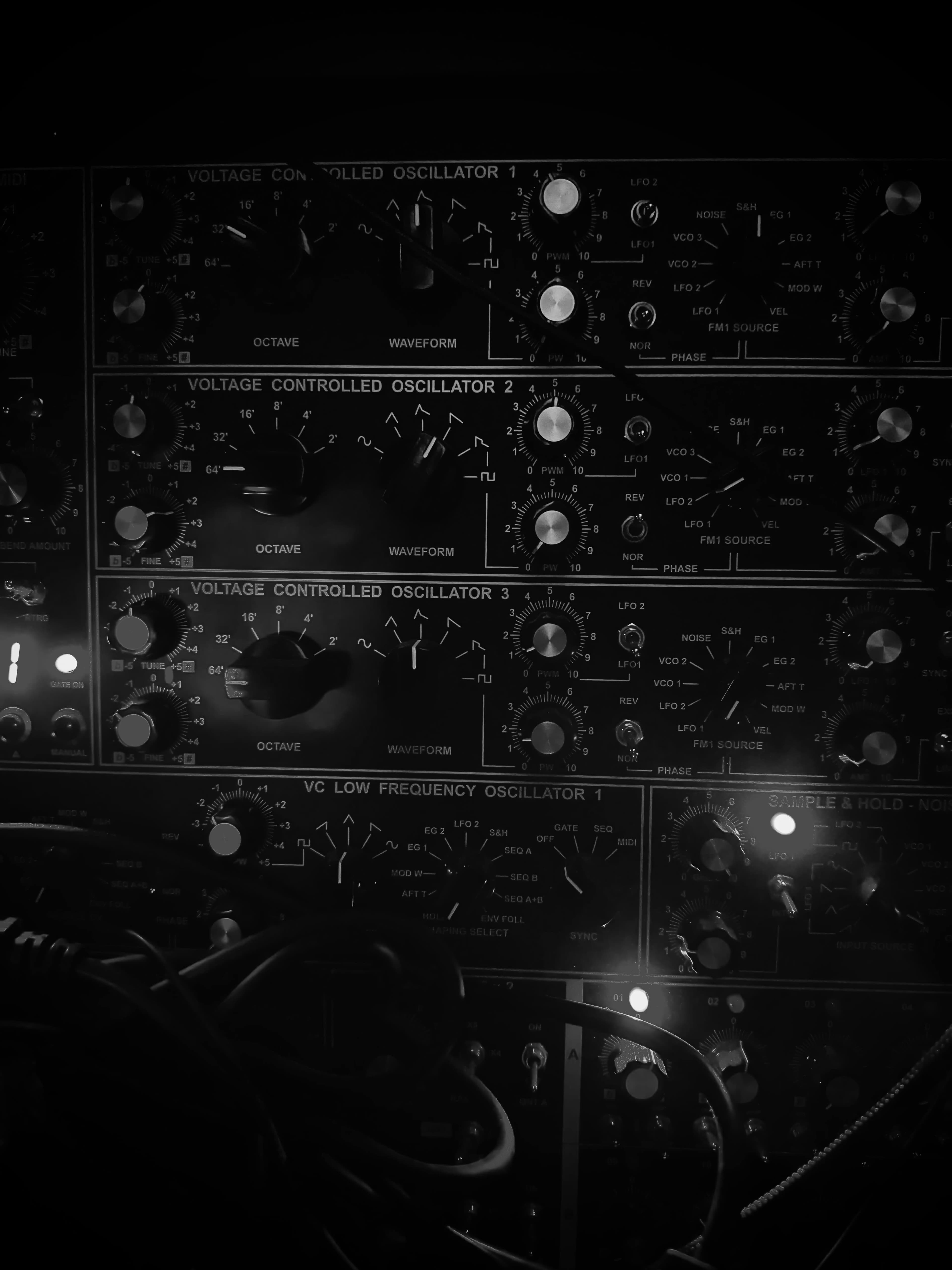 A photo of Lündhé Audio's GRP A4 synth.