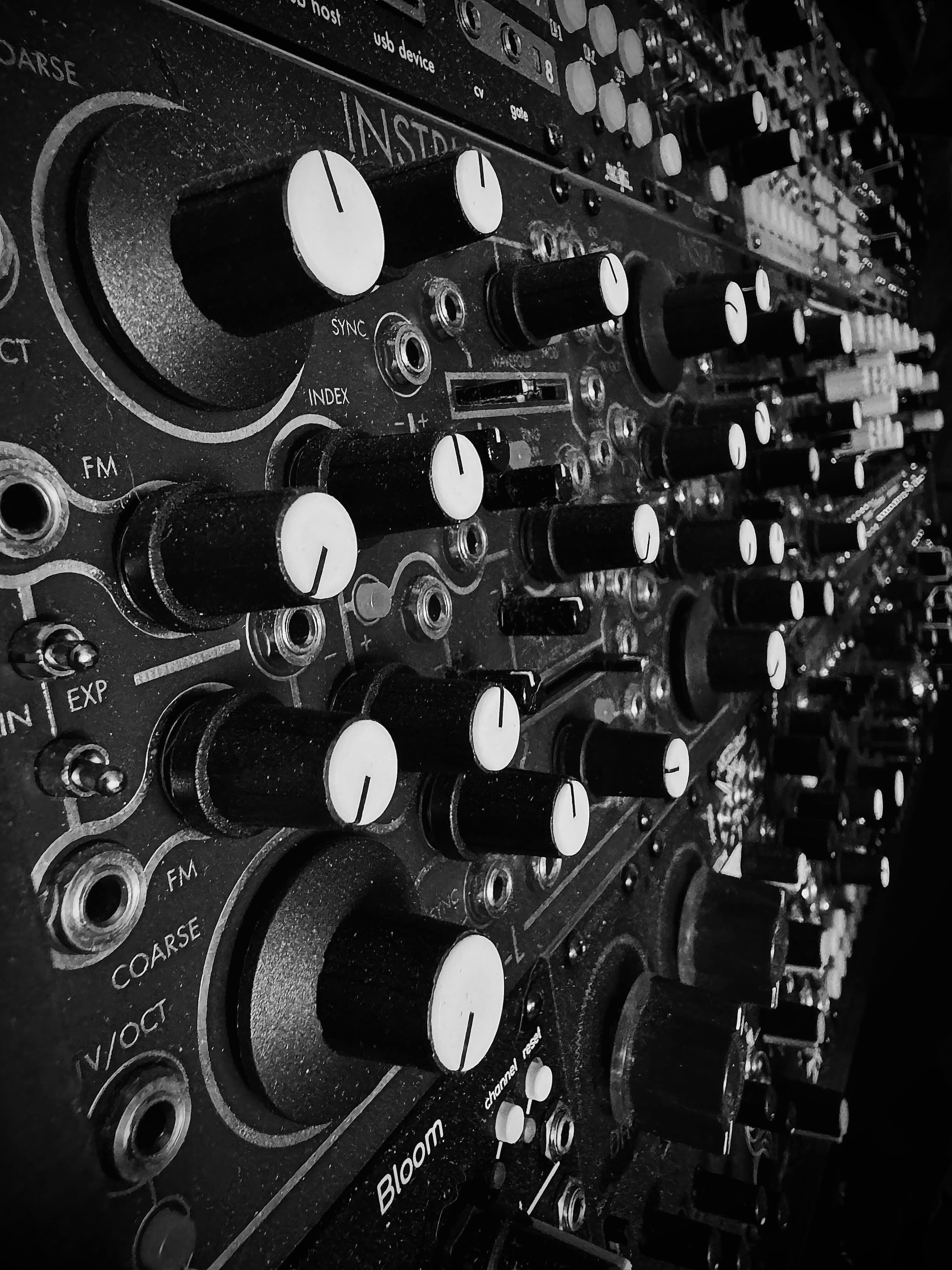 A photo of one of many of Lündhé Audio's Eurorack synthesizers.